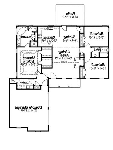 Floor Plan image of TUCKER-A House Plan